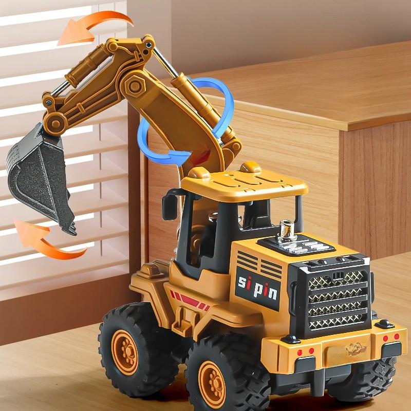 Childrens Engineering Toy Excavator With Inertial Drive For Handson Learning And Baby Play