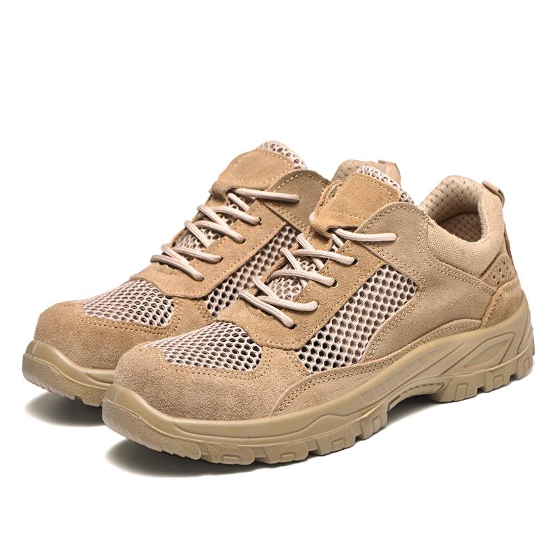 

Anti Slip PU Sole Work Shoes Protect Safety Shoes Men Breathable Soft Comfortable Anti-smashing Puncture Abrasion Resistant 41