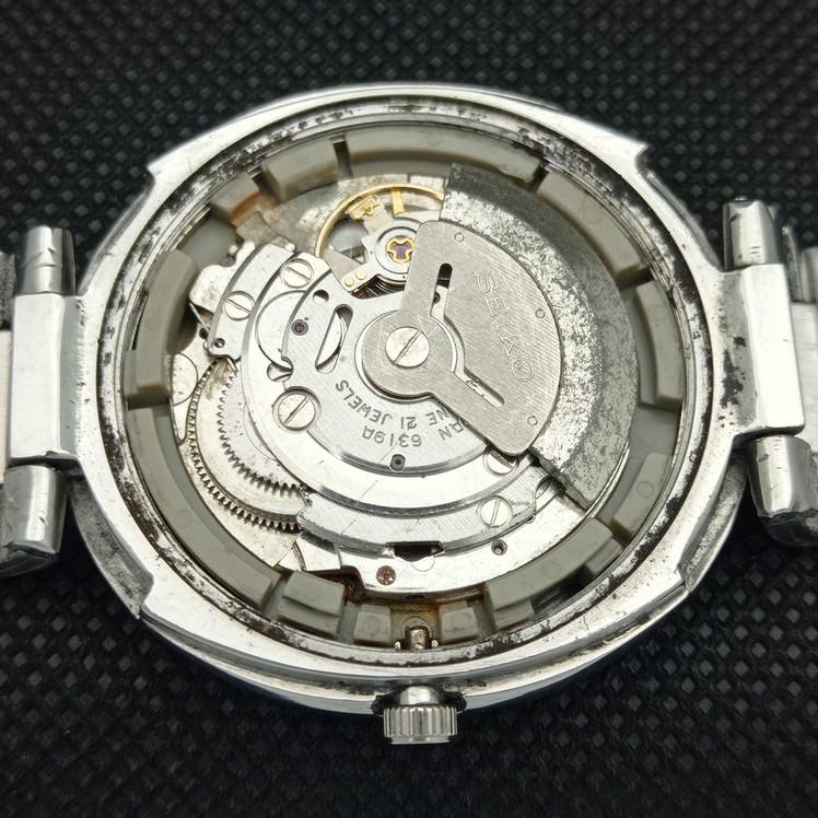 USED VINTAGE SEIKO 5 AUTOMATIC 6319A JAPAN MENS DATE WATCH 621d-a415807-2 SKU621d-a415807