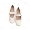 Vintage Square Toe Fashion Single Shoes 2025 Spring Autumn Women's Soft Sole Comfort Mary Jane Shoes Non Slip Party Dress Shoes