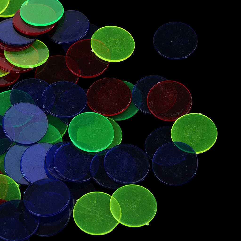 1200x Professional Bingo Game Chips Counting Plastic Multicolor
