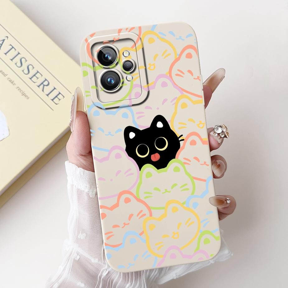 For Realme GT2 Pro Case RMX3301 Cute Fashion Cartoon Cover Shockproof Phone Case For Realme GT 2 Pro RealmeGT2 RMX3310 Soft Bags