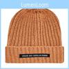 Knitted Winter Beanie Hat With Ear Covers For Fashionable Cold Weather Wear**