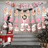 New Christmas Decorations, Flags, Banners, Pull Flowers, Christmas Party Supplies, Atmosphere Layout, Props, Decorations