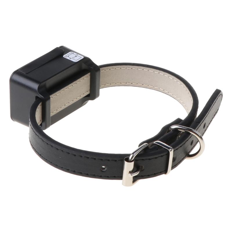

Anti-lost Pet Collar GSM GPRS GPS Tracker for Dogs Cats Cattle Sheep Tracking Locator Positioner Device Rechargeable Pet Locator чорний