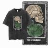 G Acid Washed Black Vintage  Cotton COOLMIND  Printed Unisexs Tshirt   Streetwear Big Size Cool Oneck Unisexs Tee Tshirt