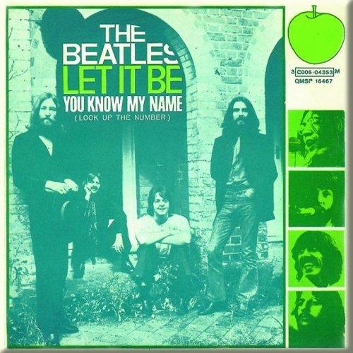 The Beatles Let It Be/You Know My Name Fridge Magnet