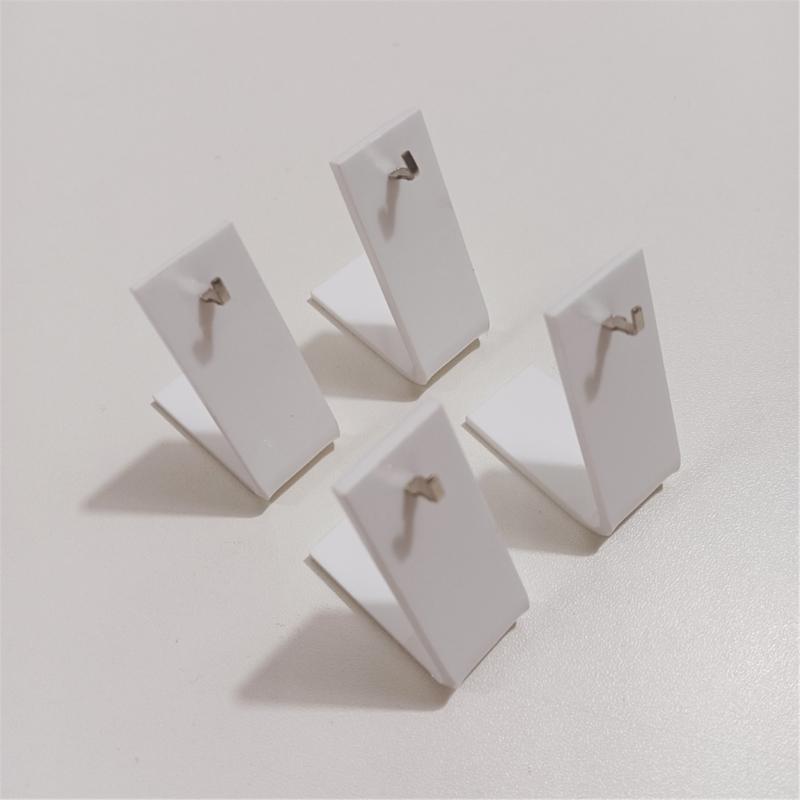 10Pcs Multipurpose L Shape Acrylic Earring Holders For Efficient Space Saving Jewelry Display At Homes Or Store