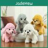 Adorable peluche caniche petit chien pendentif de sac poupée chiot mignonne animal en peluche doux