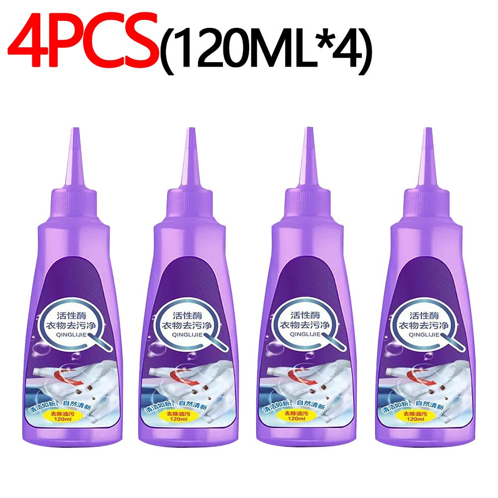10-1pc 120ML Concentrated Liquid Laundry Detergent Clean Linen Active Enzyme Laundry Detergent T-shirt Clothes Laundry Degreaser