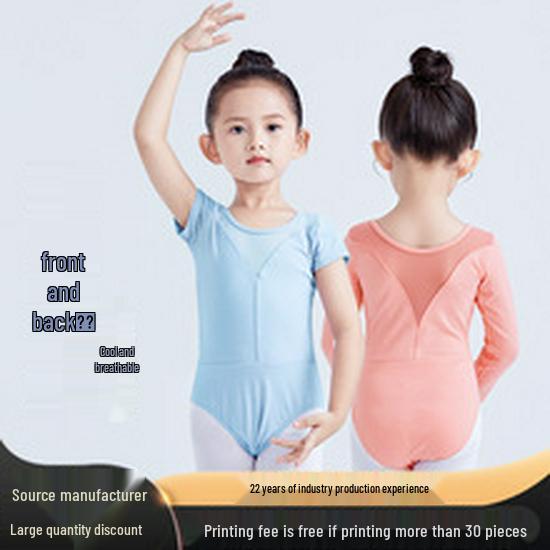 Toddler Girls' Long Sleeve Fleece Dance Leotard for Winter Practice and Exams