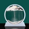 3D Moving Sand Art Picture Round Glass Deep Sea Sandscape Hourglass Quicksand Craft Flowing Sand Painting Office Home Decor Gift