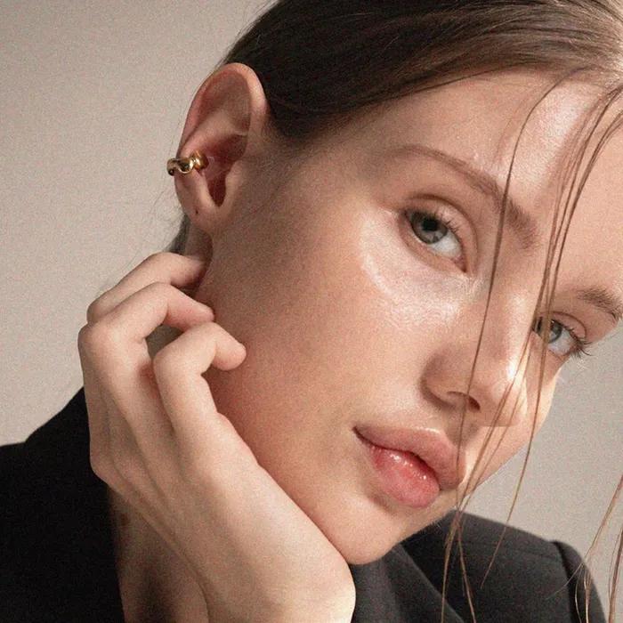 Jaynui Jay Bubble Ear Cuff 14k gold plated