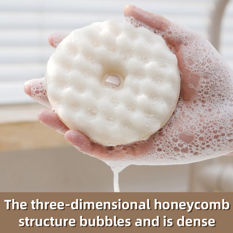 Pans Dishwashing Sponge Multi-function Cleaning Brush Kitchen Cleaning Sponge Set Double-sided Scrubbing Dishes, Pots And