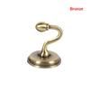 2PCS Zinc Alloy Curtain Holdbacks Metal Wall Tie Back Hooks Durable Hanger Holder for Window Living Room Bedroom Easy Install