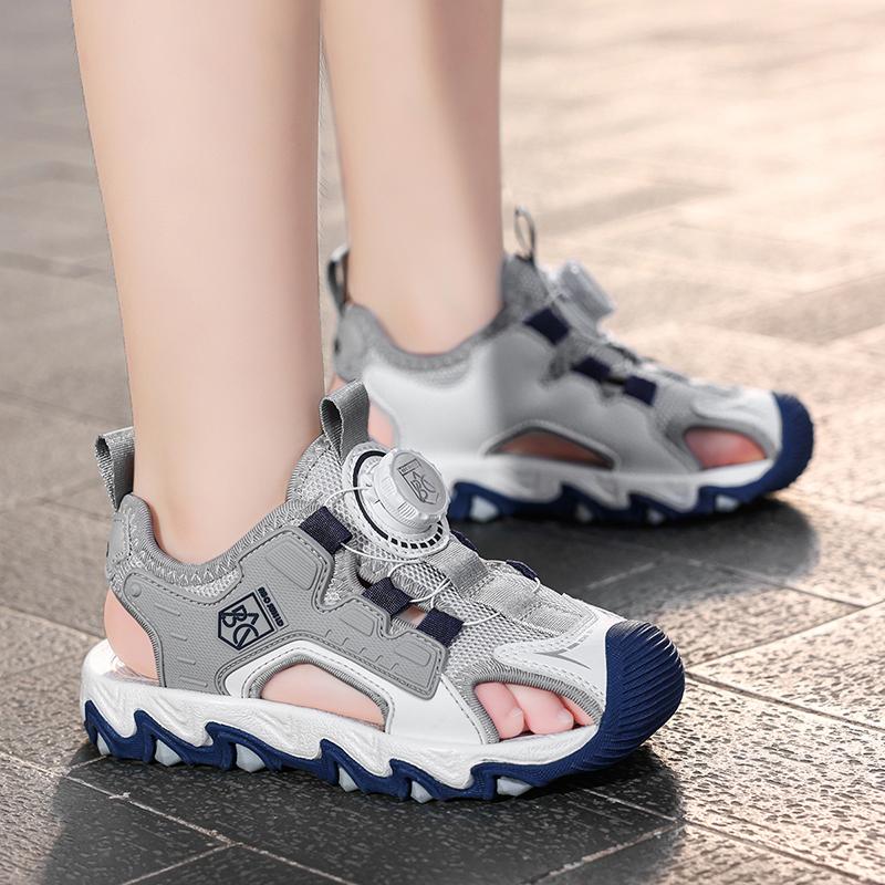 28-39 Kids' Beach Sandals Closed Toe Anti-collision Girls' Beach Sports Sandals for Boys