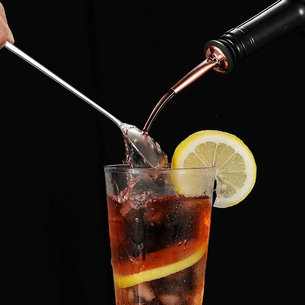 AOOSY Long Handle Spoon, Coffee Stirrers, 9-inch Ice Tea Spoon,Premium 18/10 Stainless Steel Iced Teaspoon for Mothers Milks Tea Mixing Cocktail