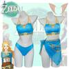 Legend Of Zelda Kingdom Tears Link's Cosplay Swimsuit Bikini For Halloween And Games