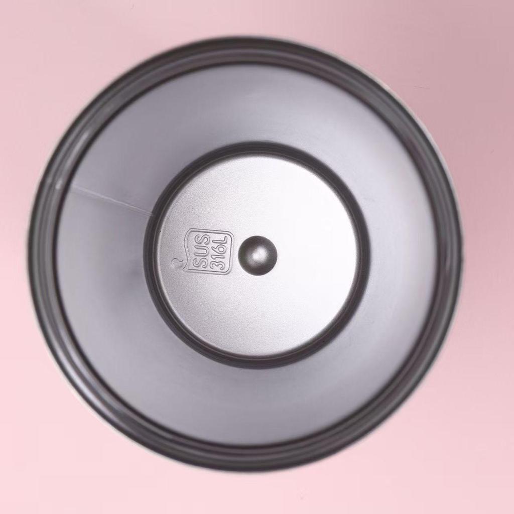 Sealable and Leak-Proof Lily of the Valley Stainless Steel Insulated Cup with Lid and Straw