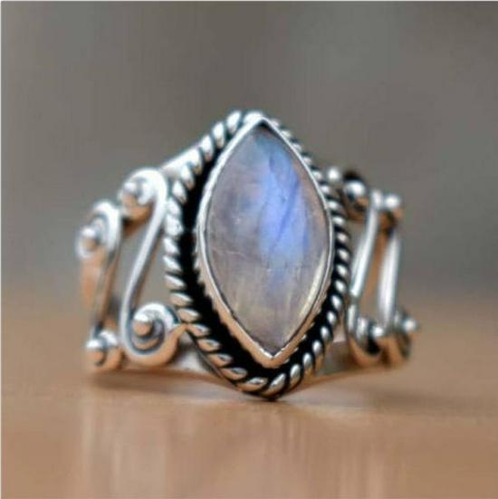 Retro Marquise Cut Ring – European & American Fashion Trend