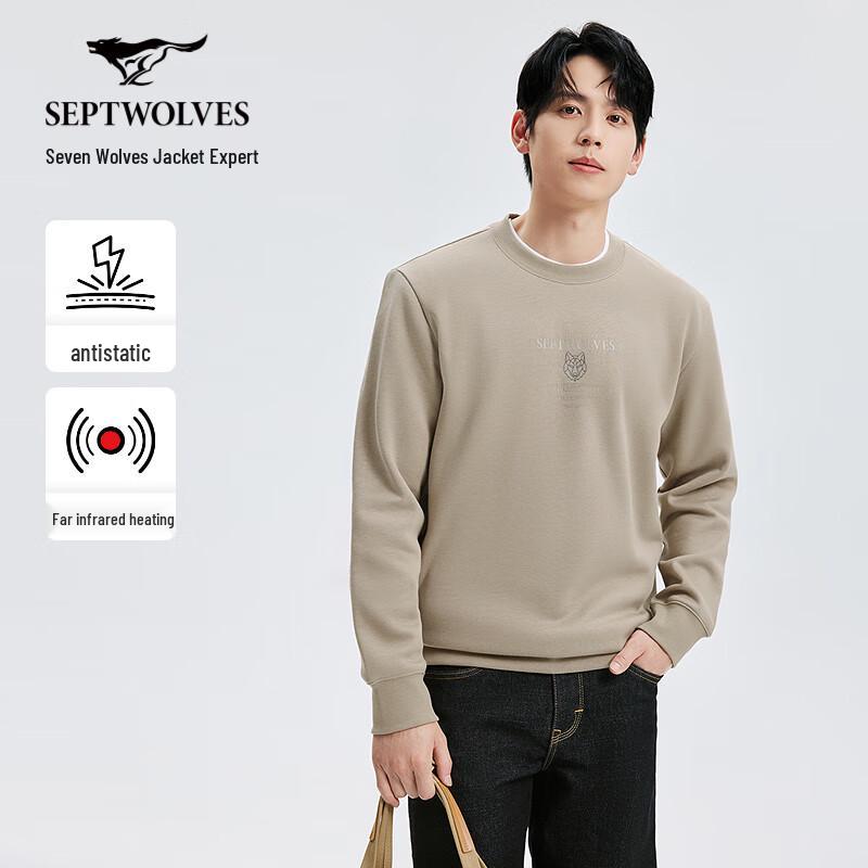 

Septwolves Men s Printed Fleece Crewneck Sweatshirt 3XL