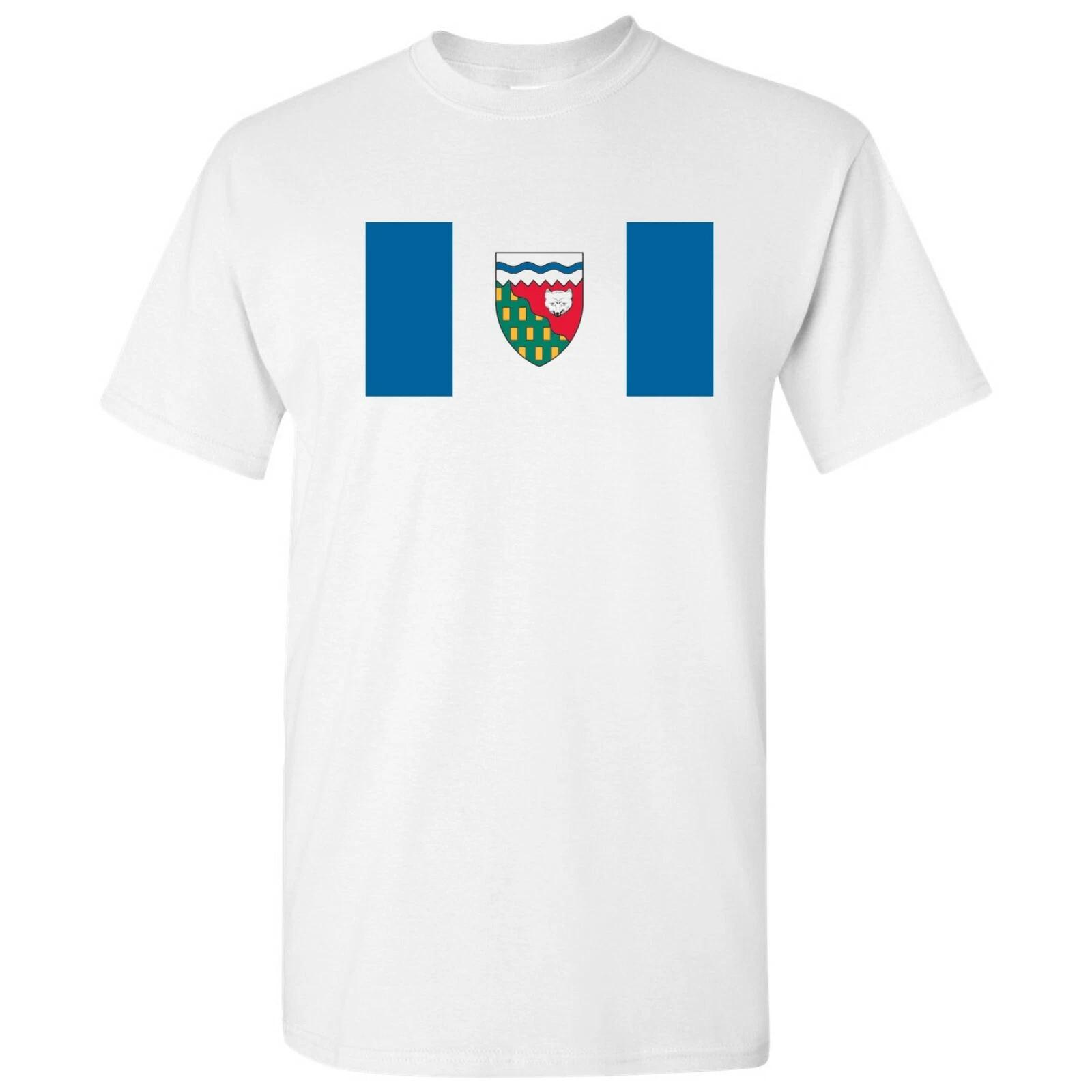 

Northwestern Territories Flag - Canadian Pride Short Sleeve T-Shirt - White L
