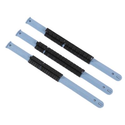 3Pcs ABS Socket Organizer Multipurpose Socket Holder Rail Rack 14in 38in 12in Repairing Tools