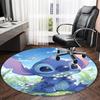 1pc S-Stitch10 Carpet, Round Rug, Comfortable, Suitable for Entryways, Living Rooms, Office, And Bedrooms, Christmas Decoration