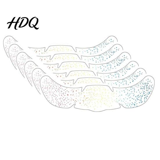 Freckle Stickers for Face 6Pcs Holographic Stickers Shimmer Temporary Tattoos with Waterproof Flash Spot Design Adhesive Easy Apply Remove