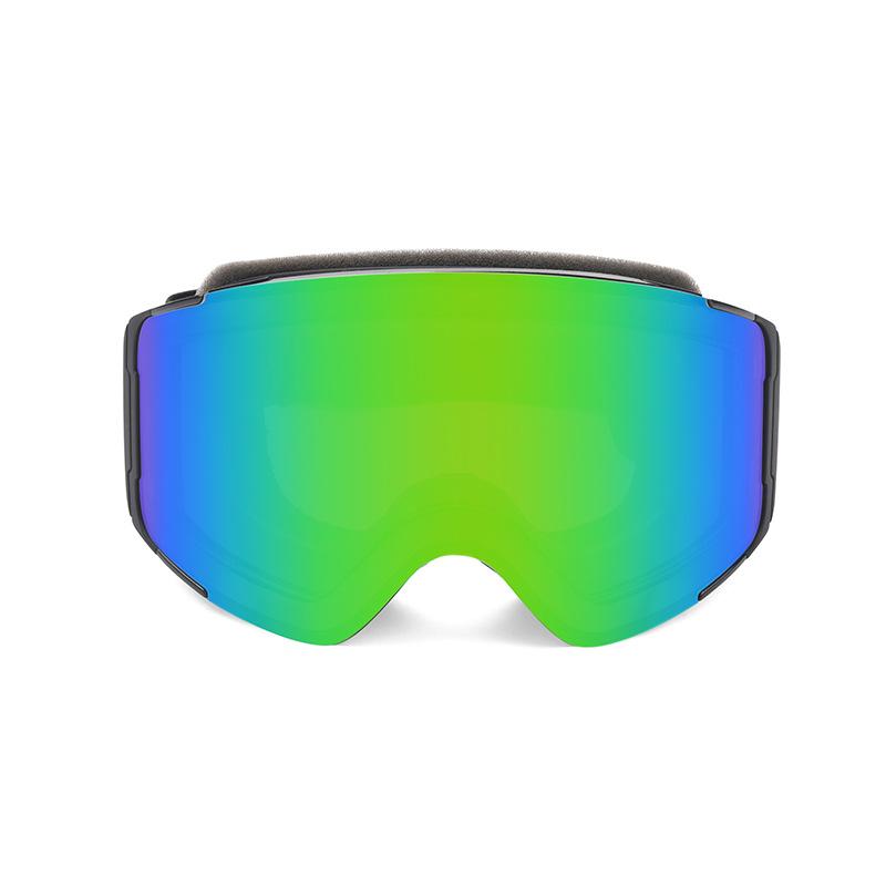 Magnetic Ski Goggles Pc Double-layer Anti-fog European and American Snow Goggles