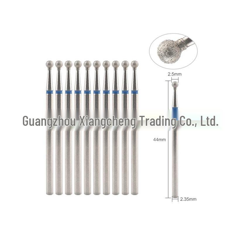 10-Piece Nail Art Diamond Drill Bits for Pre-Treatment and Grinding Dead Skin & Calluses