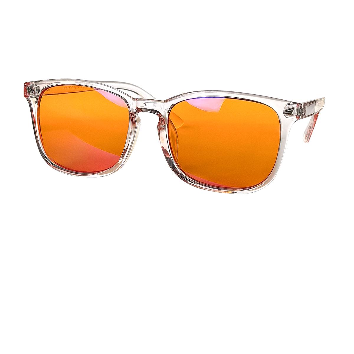 SHINU Orange Linse für Computer-Gaming Blaulichtblockierende Brille Blauer Gn Lichtblocker Blendschutz Anti-Müdigkeit Geeignet für Scns Spiele TVs orange