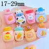 8Pcs New Mini Cute Cartoon Animal Beverage Cup Series Flat Back Resin Scrapbooking DIY Jewelry Craft Decoration Accessorie
