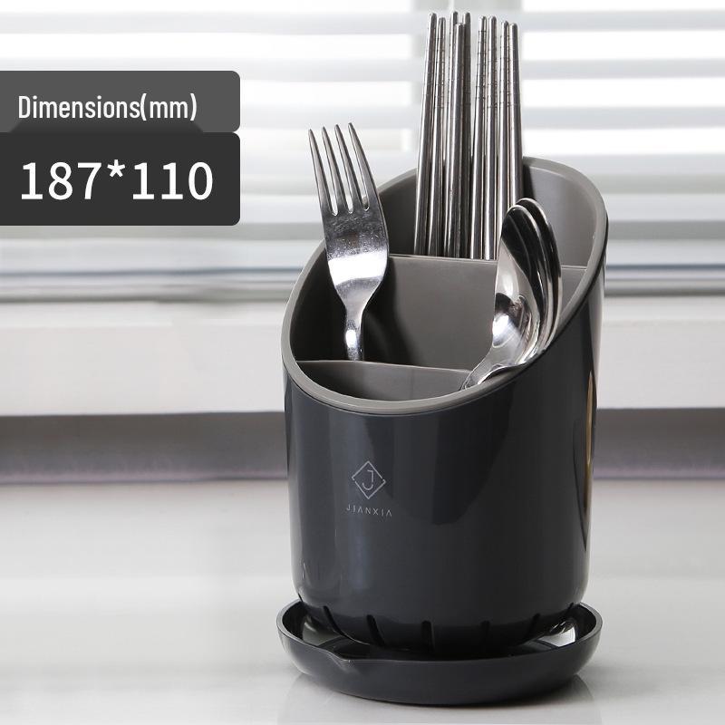 Multifunctional Kitchen Chopstick and Cutlery Holder with Drainer