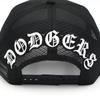 New Era 9FORTY A-Frame Trucker Mesh Cap, MLB Los Angeles Dodgers, LA Black, Letter Arch Paisley Under Visor, ONSPOTZ Exclusive, Free Size Unisex