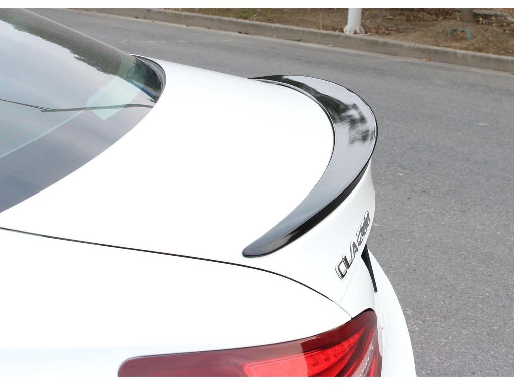 Compatible with 2016-2020 Mercedes-Benz CLA-Class W117: Front Lip, Brabus-Style Front Splitter, Rear Spoiler, Tail Wing Kit.