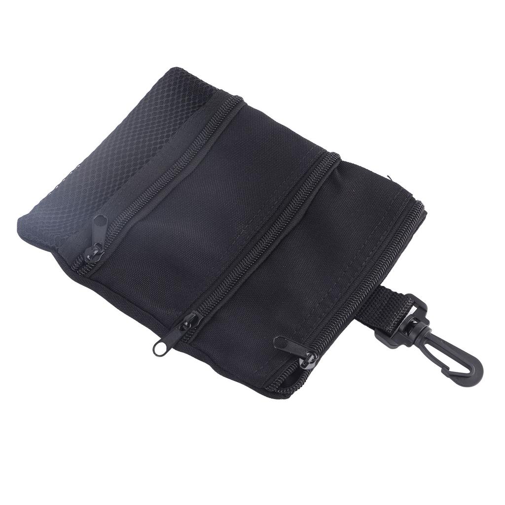 Etui na podkładki do golfa Przenośna torba na piłki do golfa Wykwintna torba ręczna na podkładki do golfa z klipsem dla mężczyzn i kobiet