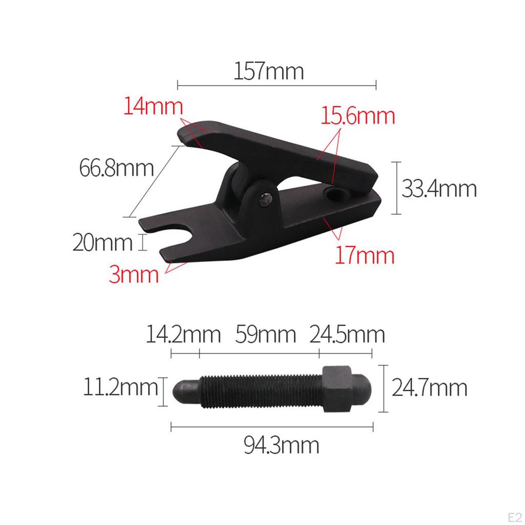 Ball Joint Separator Puller Extractor Sturdy for Cars Trucks High Hardness Adjustable