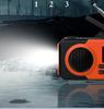 Outdoor Emergency Solar Crank Radio & Multi-Function Flashlight Power Bank