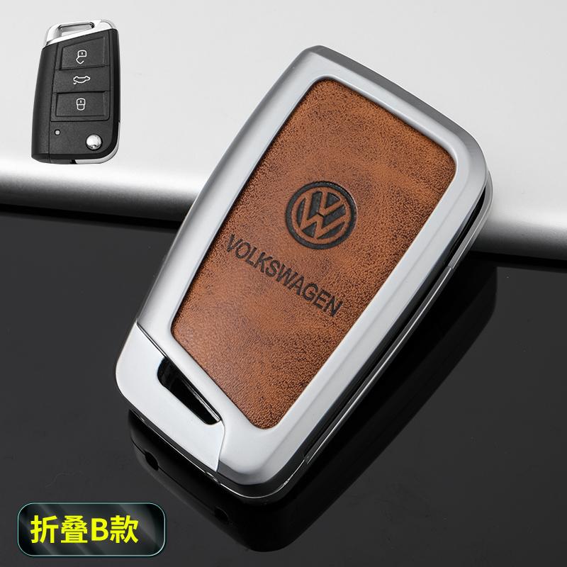 Car Key Case Cover Fob For VW Volkswagen Polo Tiguan MK2 Passat B5 B6 B7 Golf 4 5 6 7 MK6 MK7 Jetta Lavida Keychain Accessories zf9