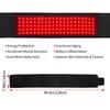Red Light Therapy Belt 660nm 850nm Near Infrared Light Therapy for Body, Relaxing Muscle, Inflammation, Improve Circulation