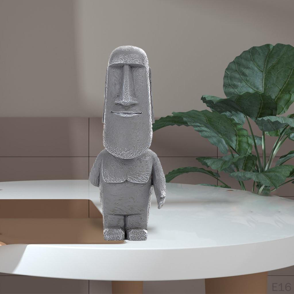 1 Antike Osterstatue, Massives Megalithisches, Monolithische Dekoration AHU, Römisch für Zimmer ,,