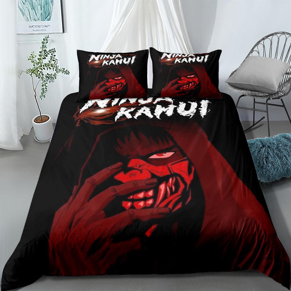 Ninja Kamui Bettbezug-Set King Queen Double Full Twin Einzelgröße Bettwäsche-Set