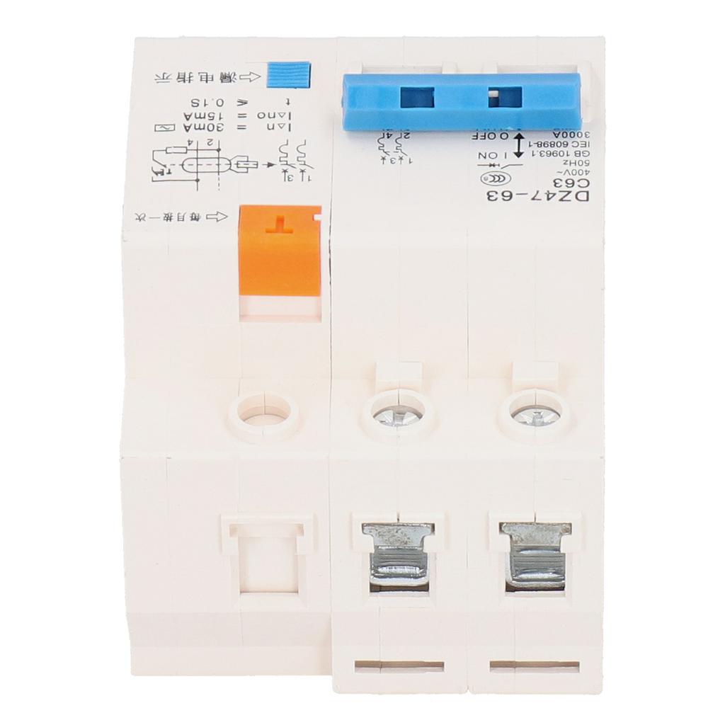 220V 2P63 Circuit Breaker Disconnector Electric Leakage Protection Switch 35mm Din Rail Mount
