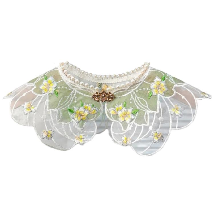 

Yunjian Collar Decorative Hanfu Studded Pearls False Collar Embroidered Collar 1