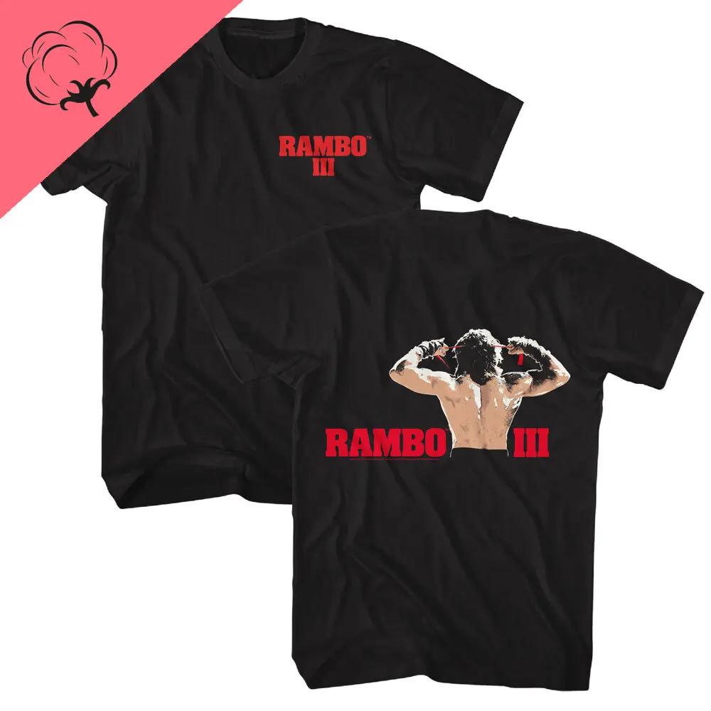 John Rambo Printed Tshirt Top Unisex Loose Comfort Tees 2025 Summer New Style Casual Clothing Oversized T Shirts 100 Cotton
