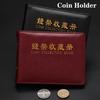 60-Pocket Mini Coin Collection Album Portable Coin Protective Holder Compact Storage Binder with Clear PVC Pages