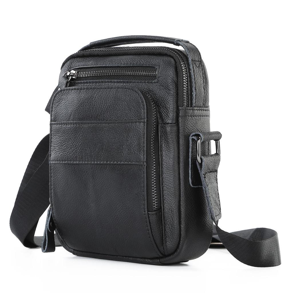 Genuine Leather Shoulder Bags For Men Messenger Bag Vintage Tote Crossbody Bags Handbag