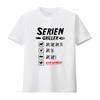 Herren T-Shirt Serie Griller Grillen Aufdruck Strichliste Fleisch Kein Gemüse vintage Gewaschen Bequem Vielseitig Atmungsaktiv