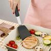 High-Temperature Resistant Food-Grade Silicone Kitchenware Set: Non-Stick Spatula, Frying Pan, and Slotted Spoon